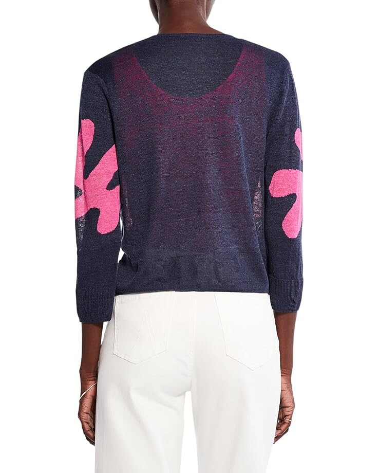 

Свитер NIC+ZOE Cutout Crush Cardigan, цвет Indigo Multi