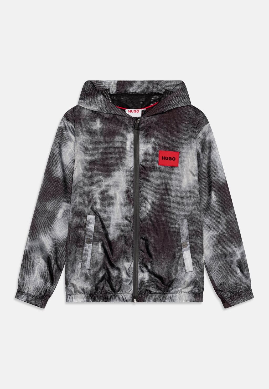 

Куртка демисезонная HOODED HUGO Kids, цвет black/grey