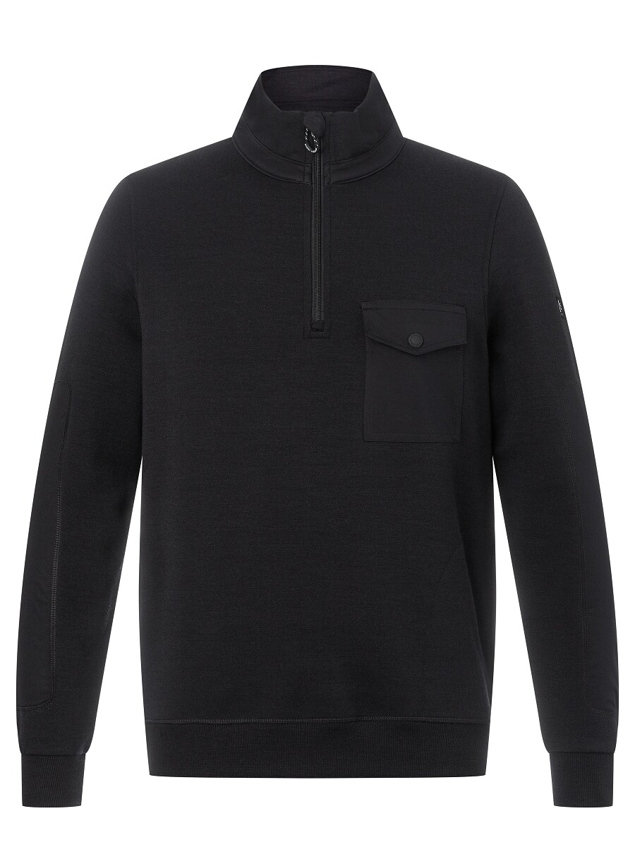 

Рубашка super.natural Merino Sweatshirt, черный
