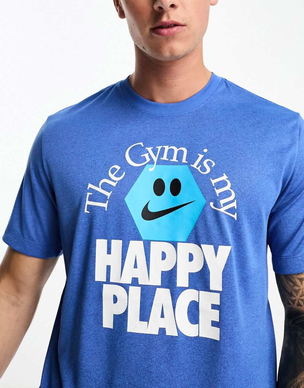 

Синяя футболка Nike Training Happy Place Dri-Fit, Синий