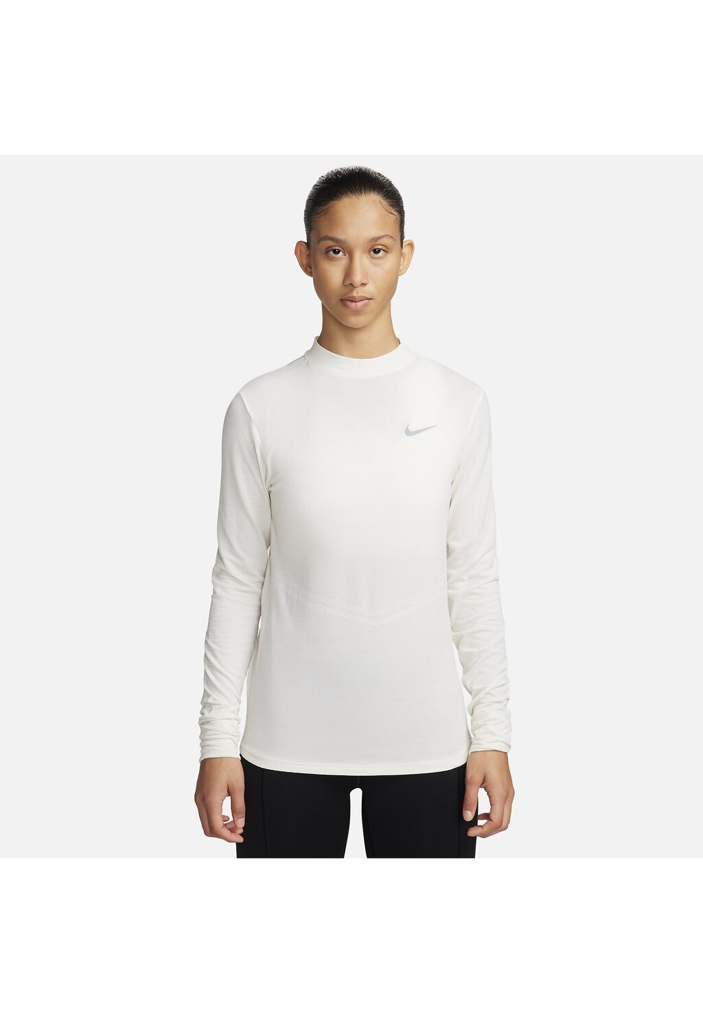 

Топ с длинными рукавами DRI-FIT MOCK-NECK LONG-SLEEVE RUNNING SWIFT Nike, цвет sail