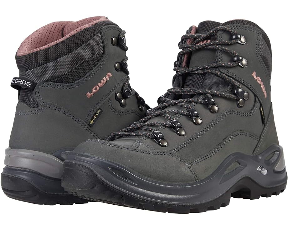 

Походная обувь Lowa Renegade GTX Mid, цвет Graphite/Rose