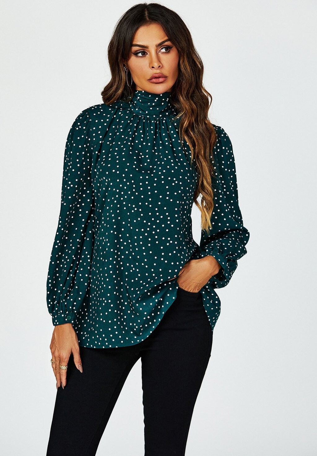 

Блузка HALTER NECK FS Collection, цвет green
