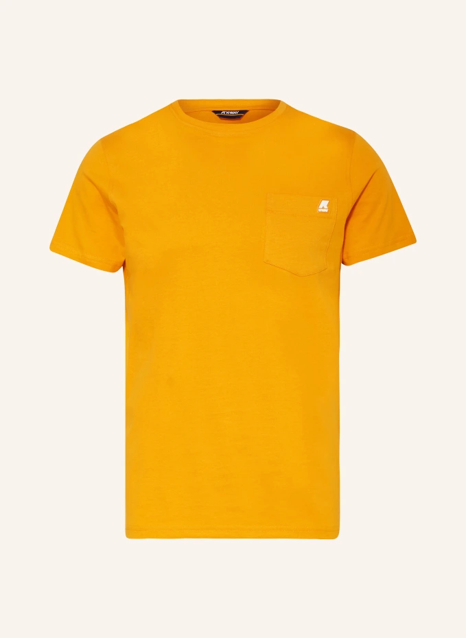футболка сигур k way синий Футболка сигур K-Way, оранжевый