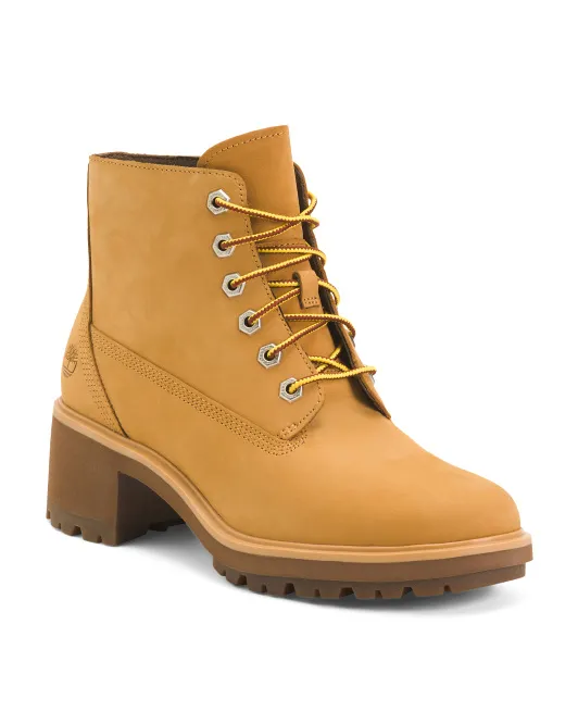 

Кожаные ботинки Kori Park из нубука на шнуровке Timberland, цвет Wheat