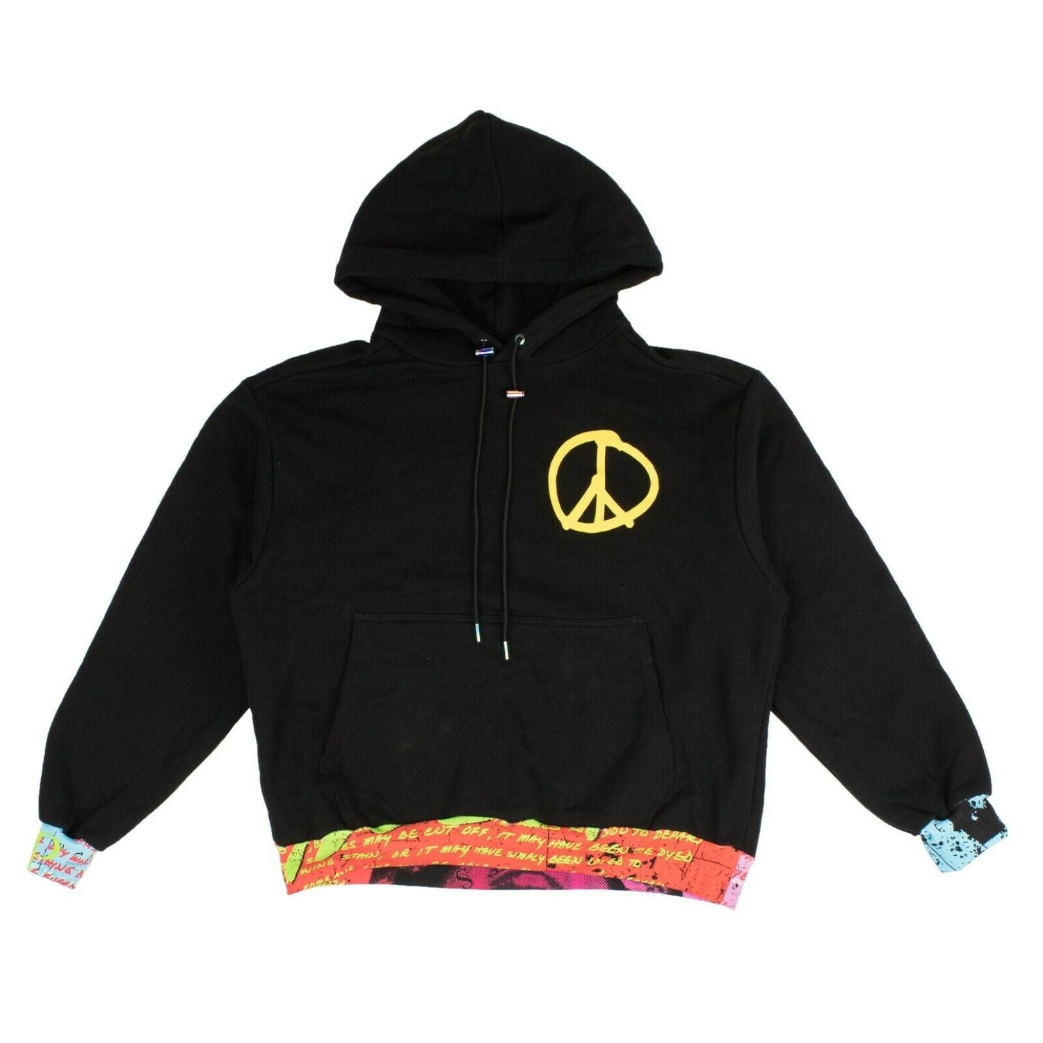 

Толстовка с капюшоном Bossi Peace Sign - черный/желтый, черный
