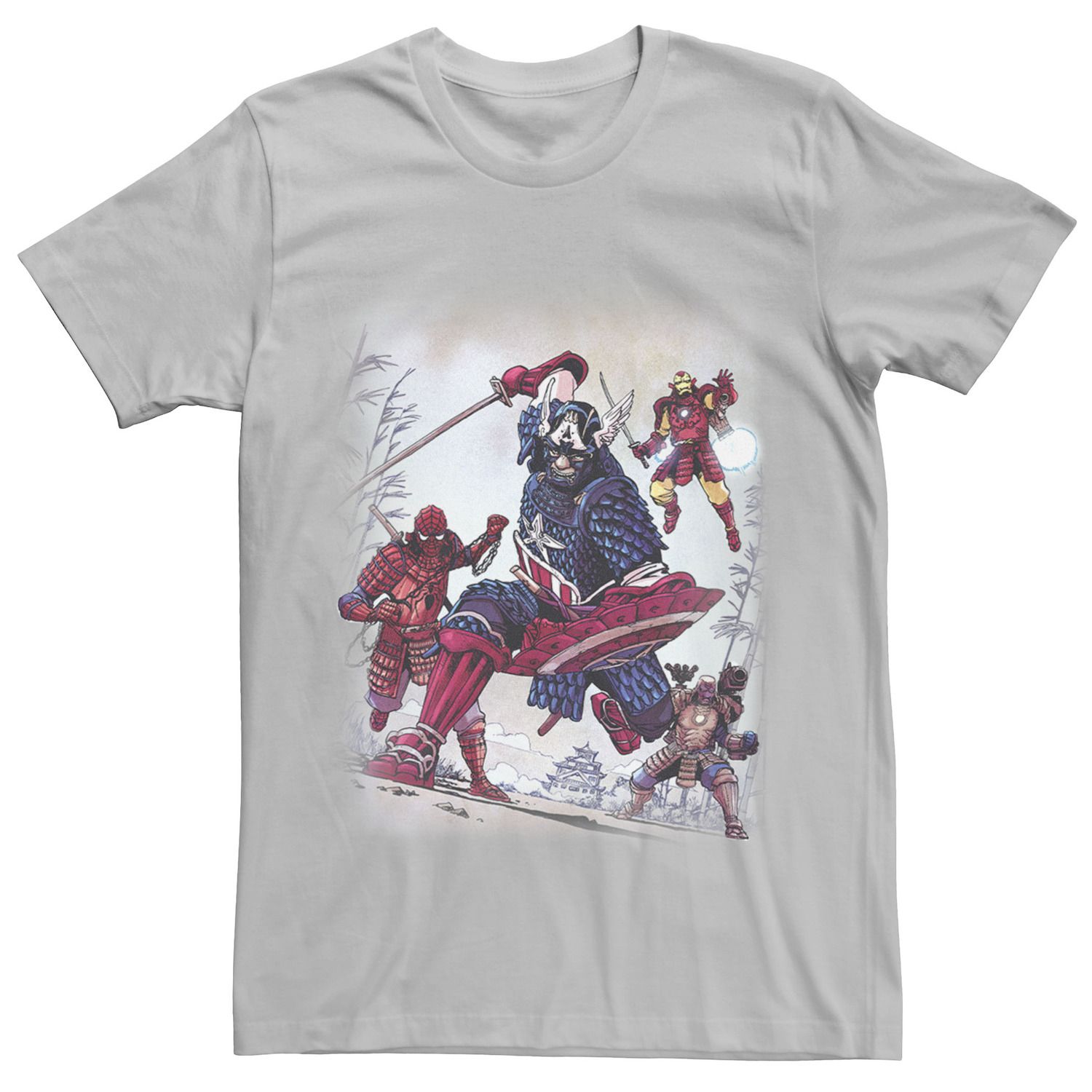 Мужская футболка Avengers Assemble Samurai Warriors Marvel
