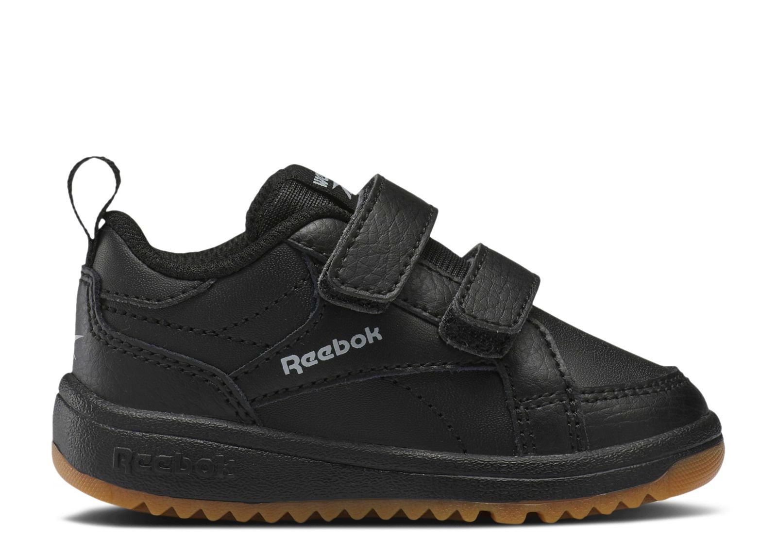 Кроссовки Reebok Weebok Clasp Low Toddler 'Black Gum', черный кроссовки reebok weebok onyx coast sandal toddler true pink camo розовый