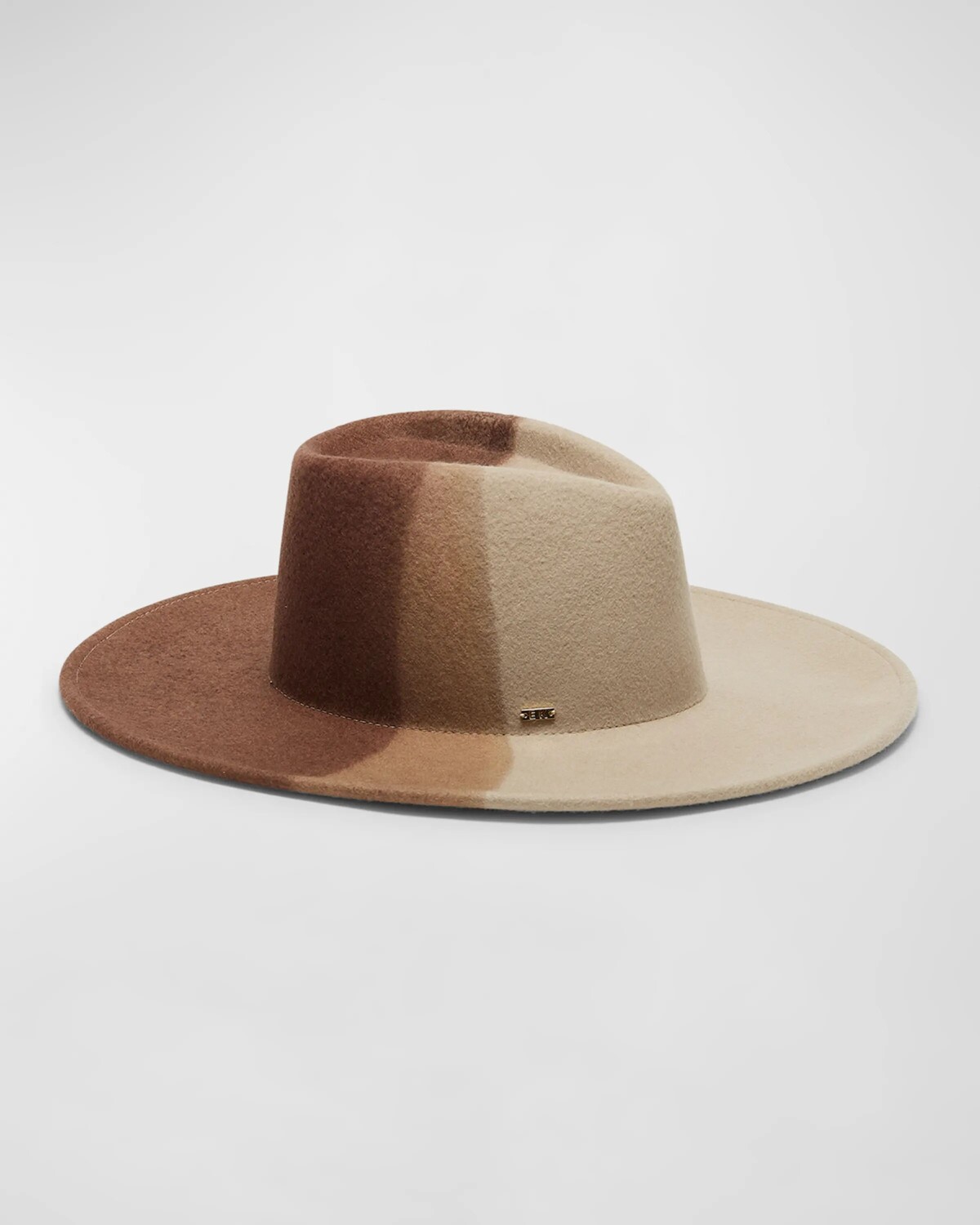 

Фетровая шляпа Harlowe с цветными блоками Eugenia Kim, цвет Beige Camel Brown
