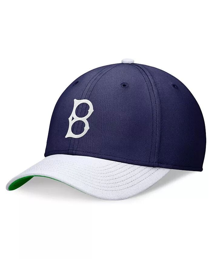 

Мужская королевская/белая кепка Brooklyn Dodgers Cooperstown Collection Rewind Swooshflex Performance Hat Nike, синий