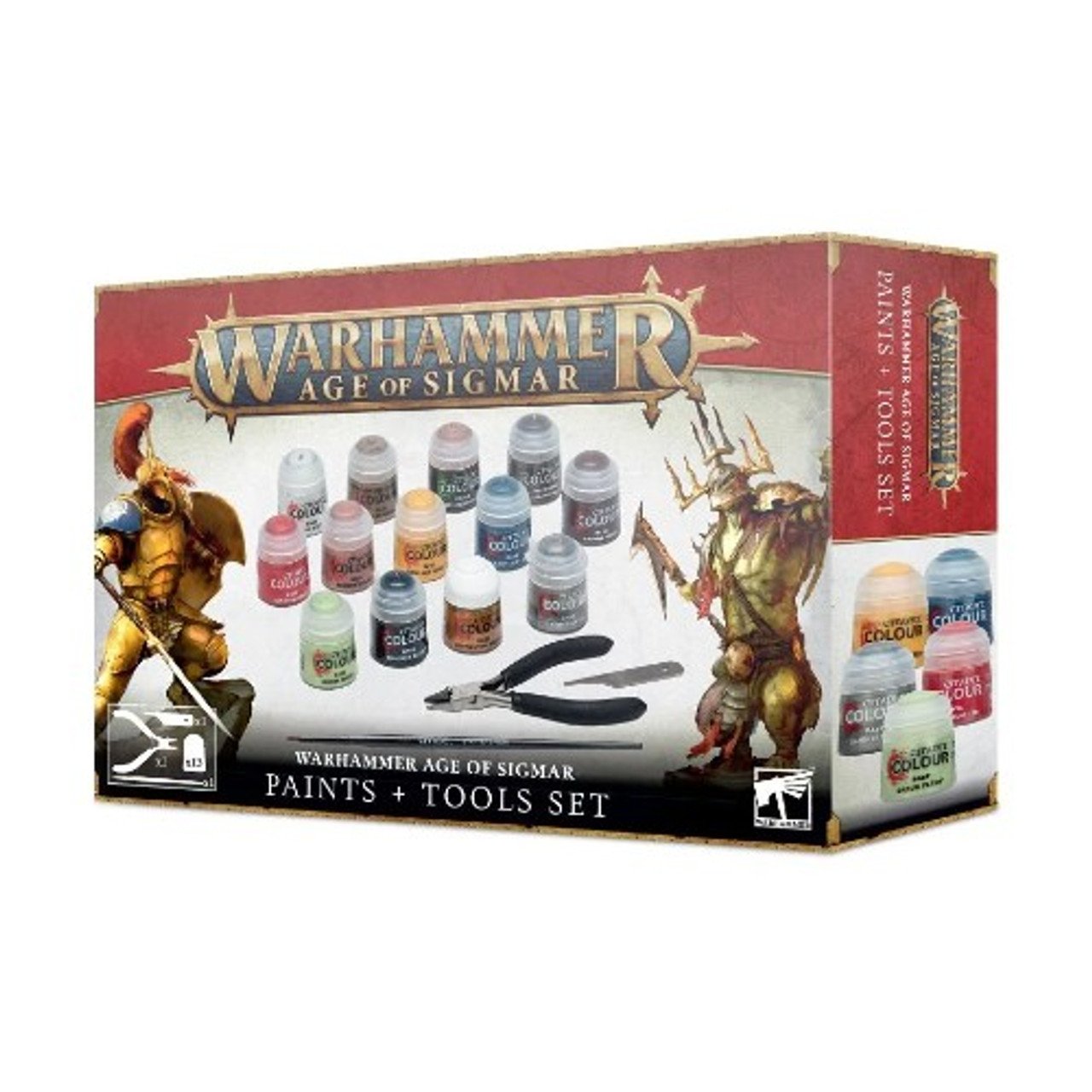 

Аксессуары Warhammer Age of Sigmar: Paints + Tools Set