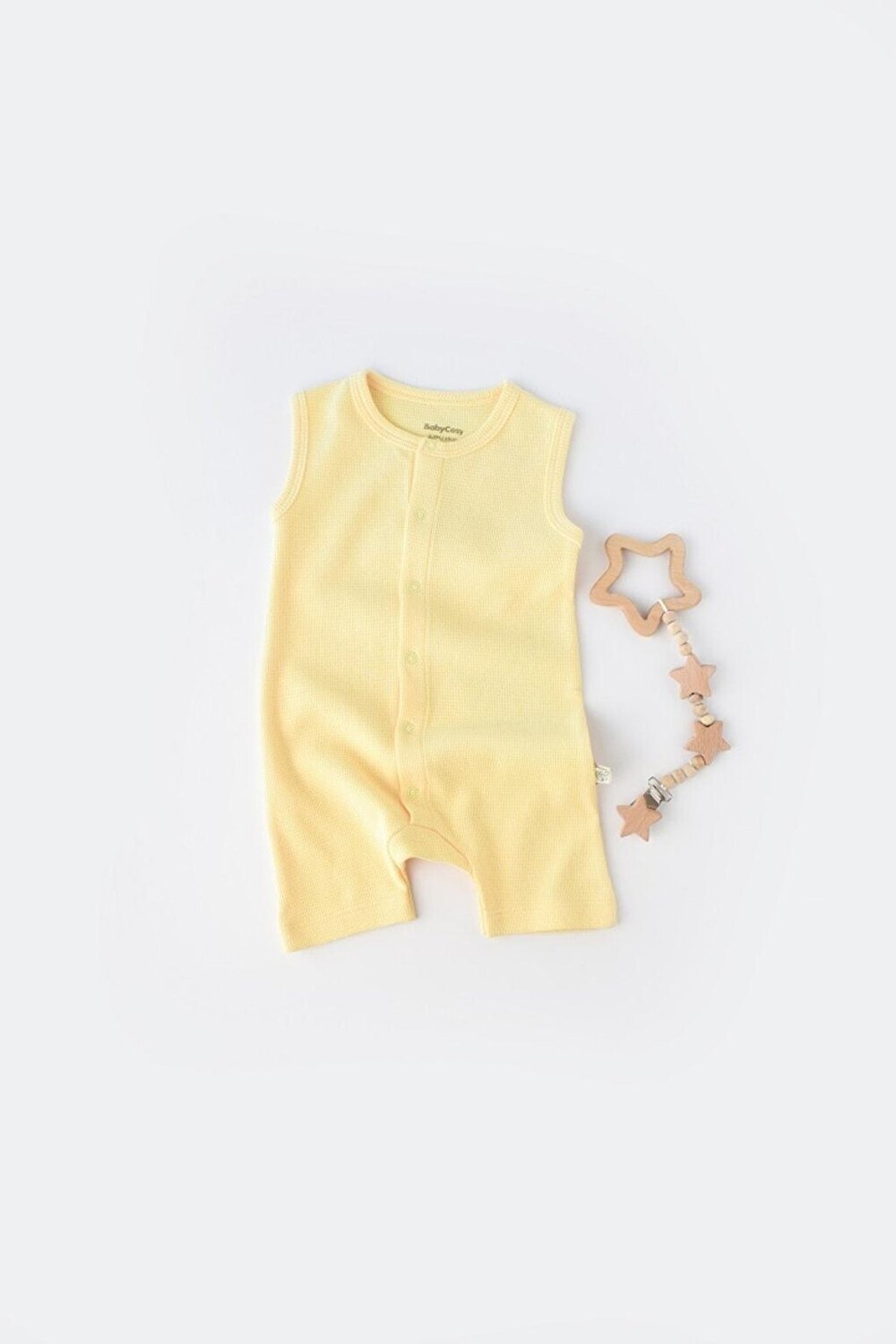 

Органический комбинезон с вафельными бретелями BabyCosy Organic Wear