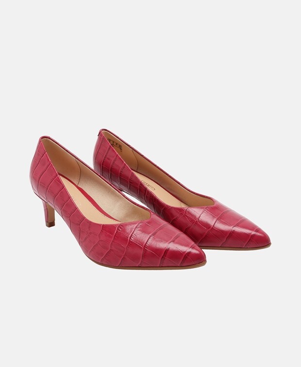 

ТУфли лодочки Clarks, фуксия