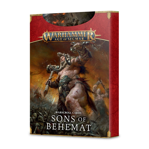 Коллекционные карточки Warscroll Cards: Sons Of Behemat Games Workshop