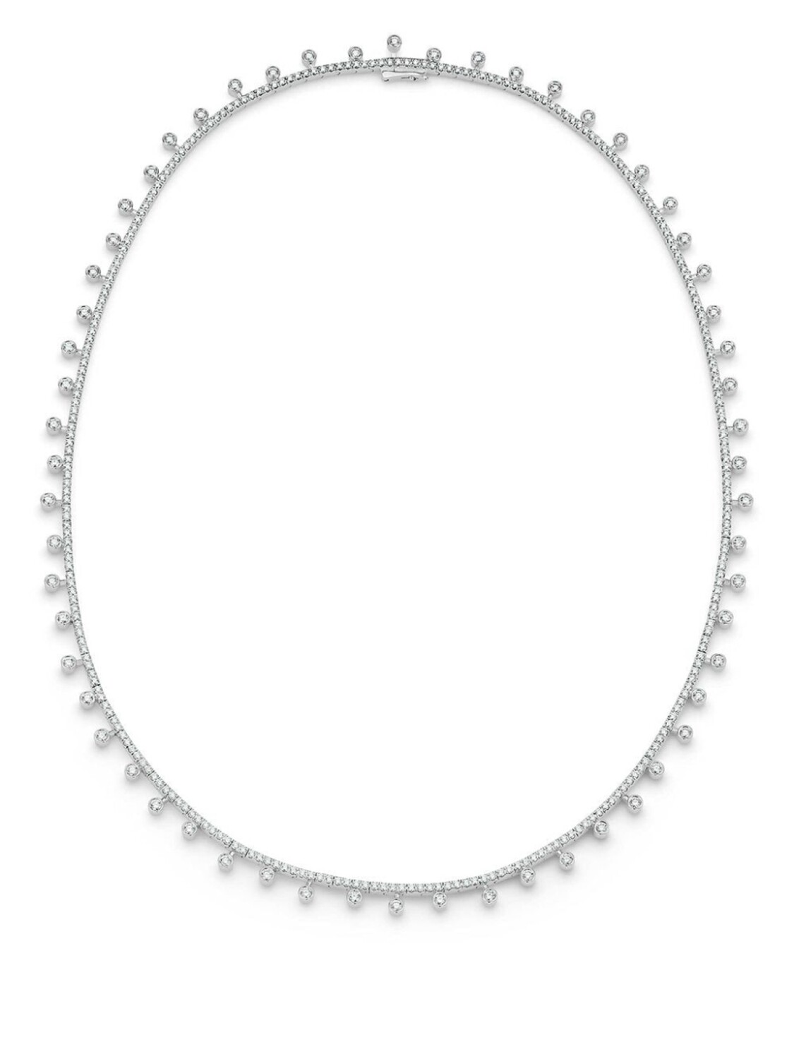 

Колье Dewdrop из белого золота с бриллиантами De Beers Jewellers, серебряный