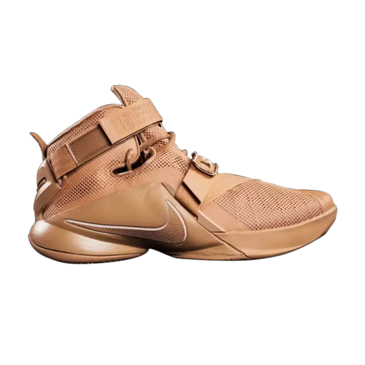 

Кроссовки Nike LeBron Soldier 9 Premium 'Desert Camo', загар