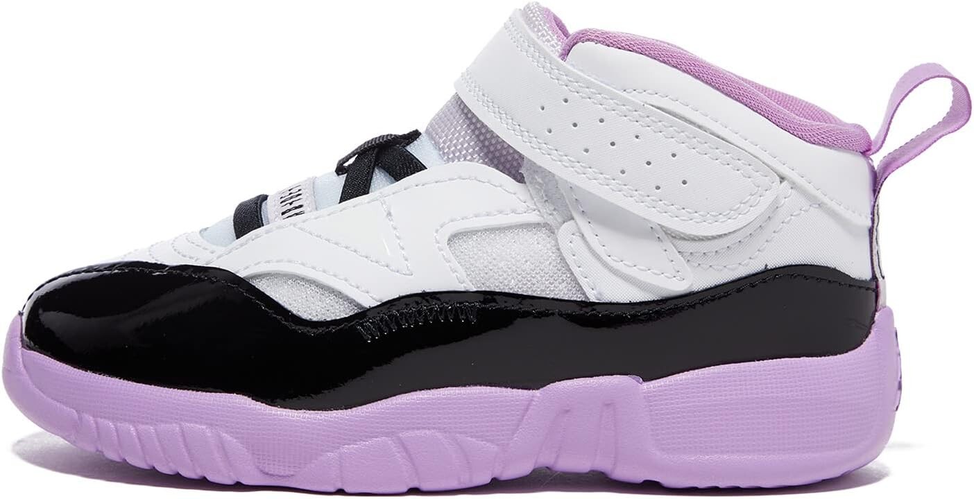 

Кроссовки Jumpman Two Trey Jordan, цвет White/Black/Barely Grape/Rush Fuchsia