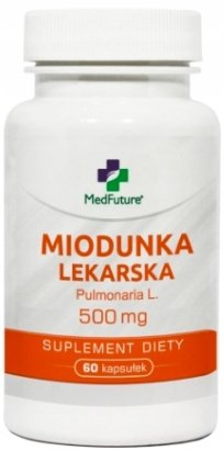 MedFuture, Медуница 500 мг Медуница, 60 капсул.