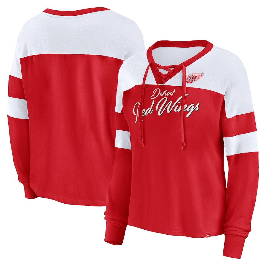 

Футболка с длинным рукавом Fanatics Branded Detroit Red Wings, красный