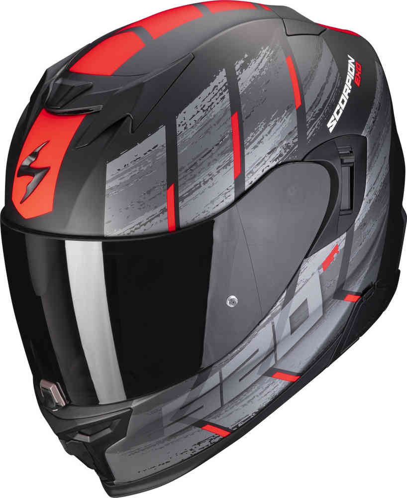Шлем EXO-520 Evo Air Maha Scorpion, черный матовый/красный