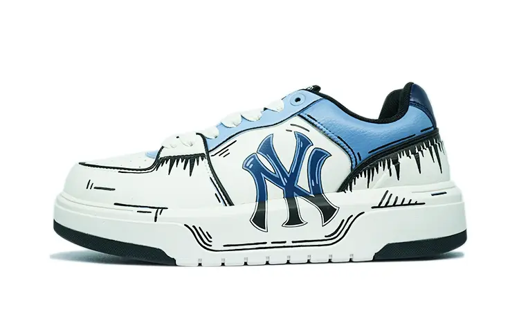 

Кроссовки MLB New York Yankees Skateboarding Shoes Unisex Low-top Blue, белый