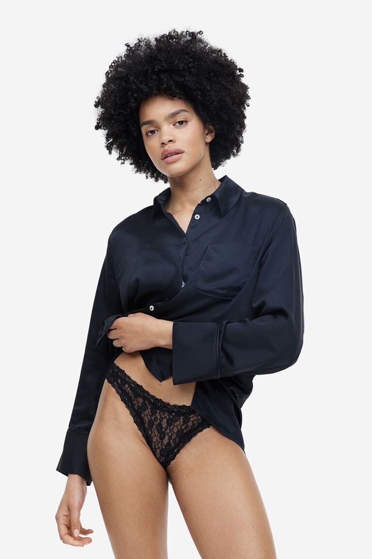 

Трусики из бразильского кружева, 3 пары H&M