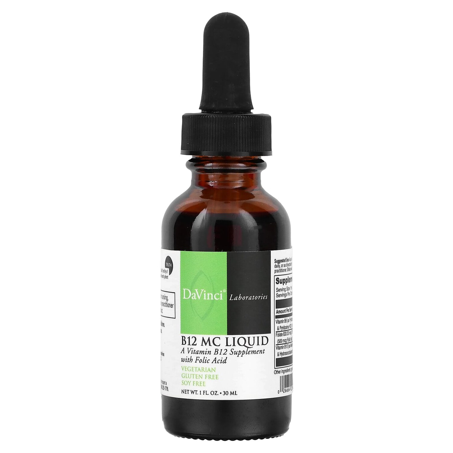 

B12 MC, жидкость, 30 мл (1 жидк. Унция), DaVinci Laboratories of Vermont