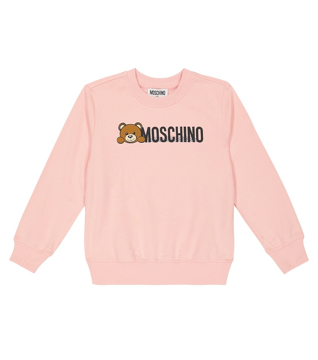 

Толстовка Teddy Bear из хлопкового джерси Moschino, розовый