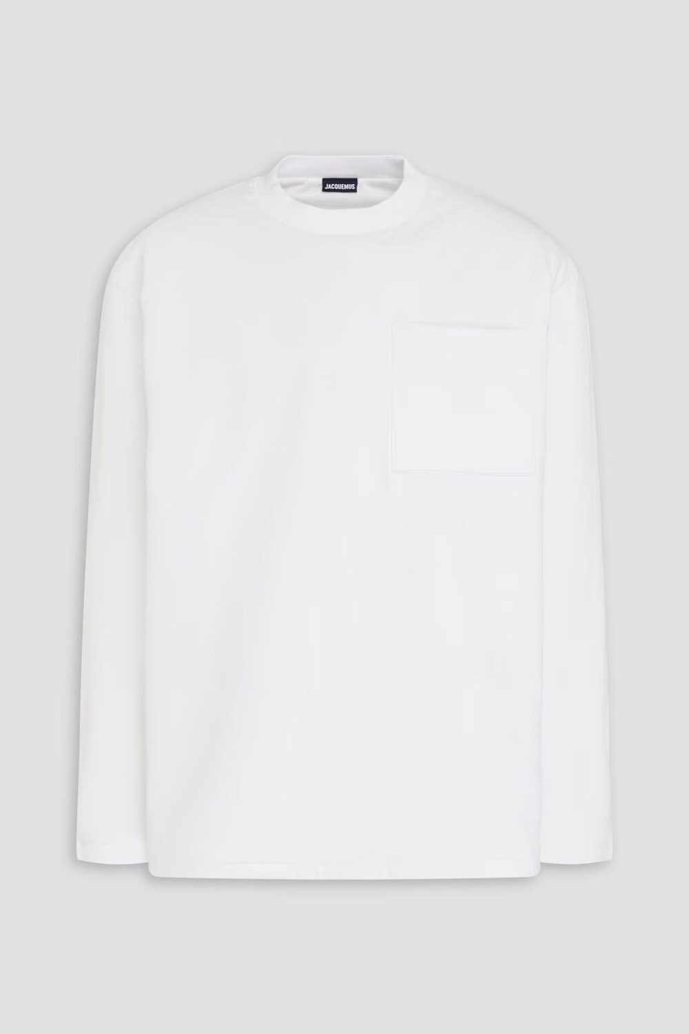 

Футболка Bricciola из хлопкового джерси с подкладкой Jacquemus, белый