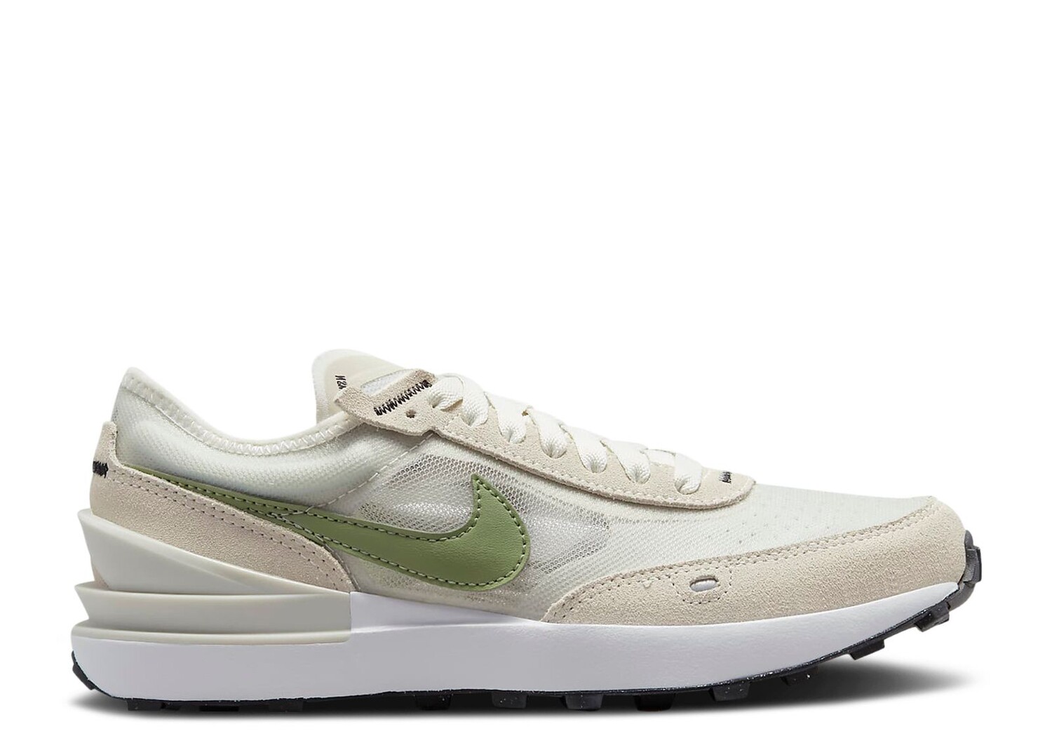 

Кроссовки Nike Waffle One Gs 'Light Bone Oil Green', кремовый