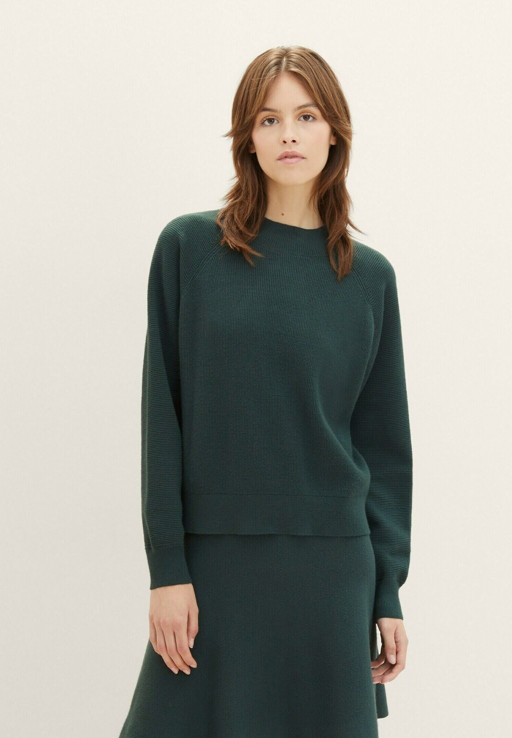 

Вязаный свитер TOM TAILOR DENIM, цвет huntsman green