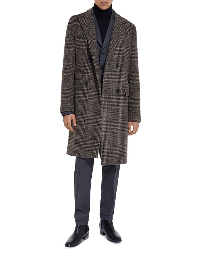 

Двубортное пальто Sandokan с узором шеврон The Kooples