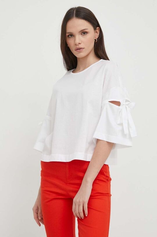 

Хлопковая футболка United Colors of Benetton, белый