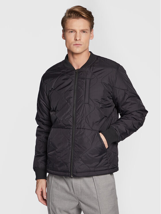

Бомбер стандартного кроя Cotton On, черный