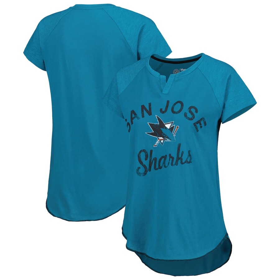 

Футболка с коротким рукавом Starter San Jose Sharks, бирюзовый