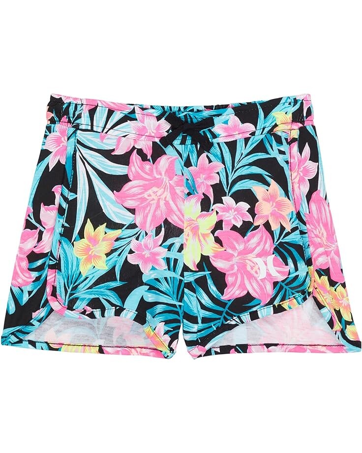 

Шорты Hurley High-Waisted Shorts, цвет Black/Pink