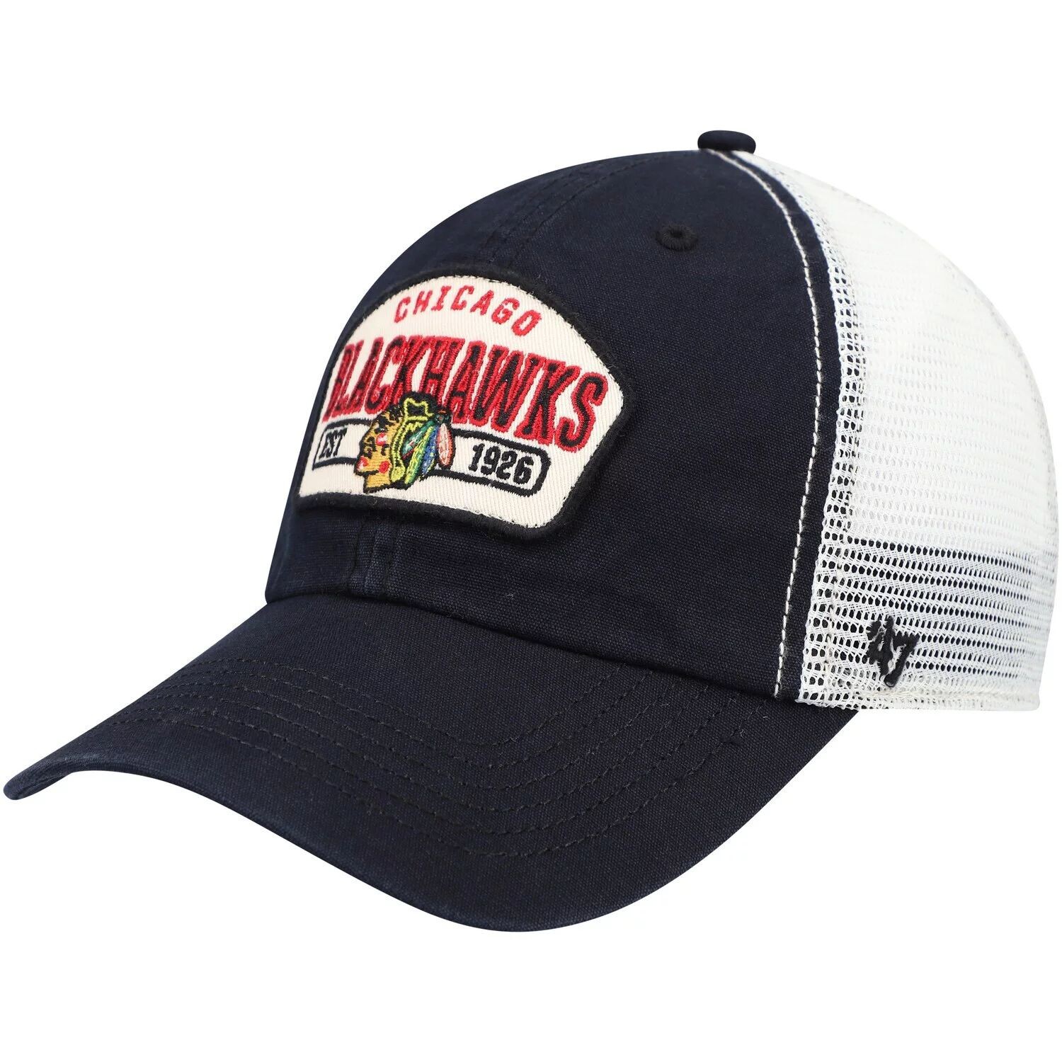 

Мужская черная кепка '47 Chicago Blackhawks Penwald Trucker Snapback