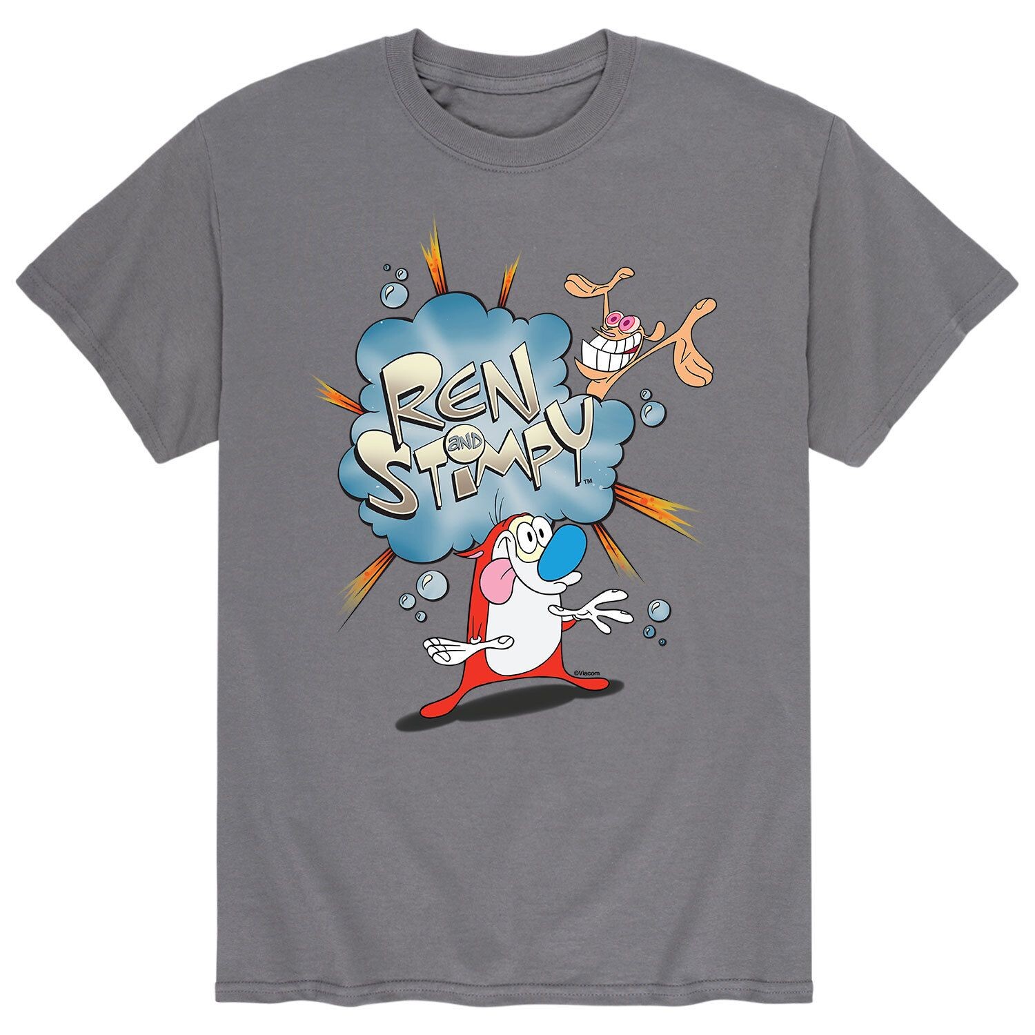 

Мужская футболка Ren & Stimpy Cloudy Licensed Character