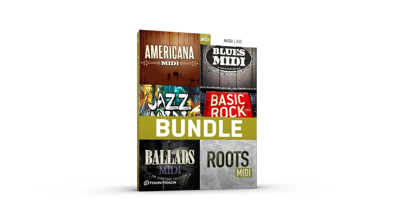 

Набор MIDI-ударных Toontrack Essential Drums, 6 шт.