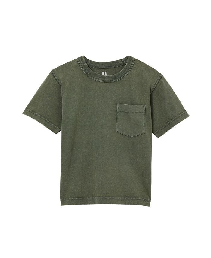 

Футболка The Essential с короткими рукавами для малышей и маленьких мальчиков COTTON ON, зеленый
