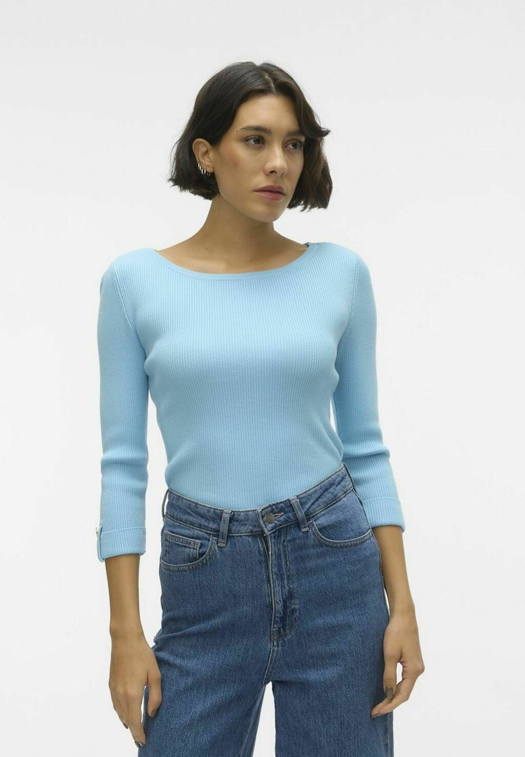 

Вязаный свитер Vero Moda, цвет sky blue