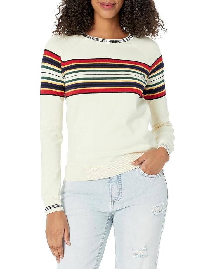 

Свитер Pendleton Cozy Stripe Pullover, кремовый, Бежевый