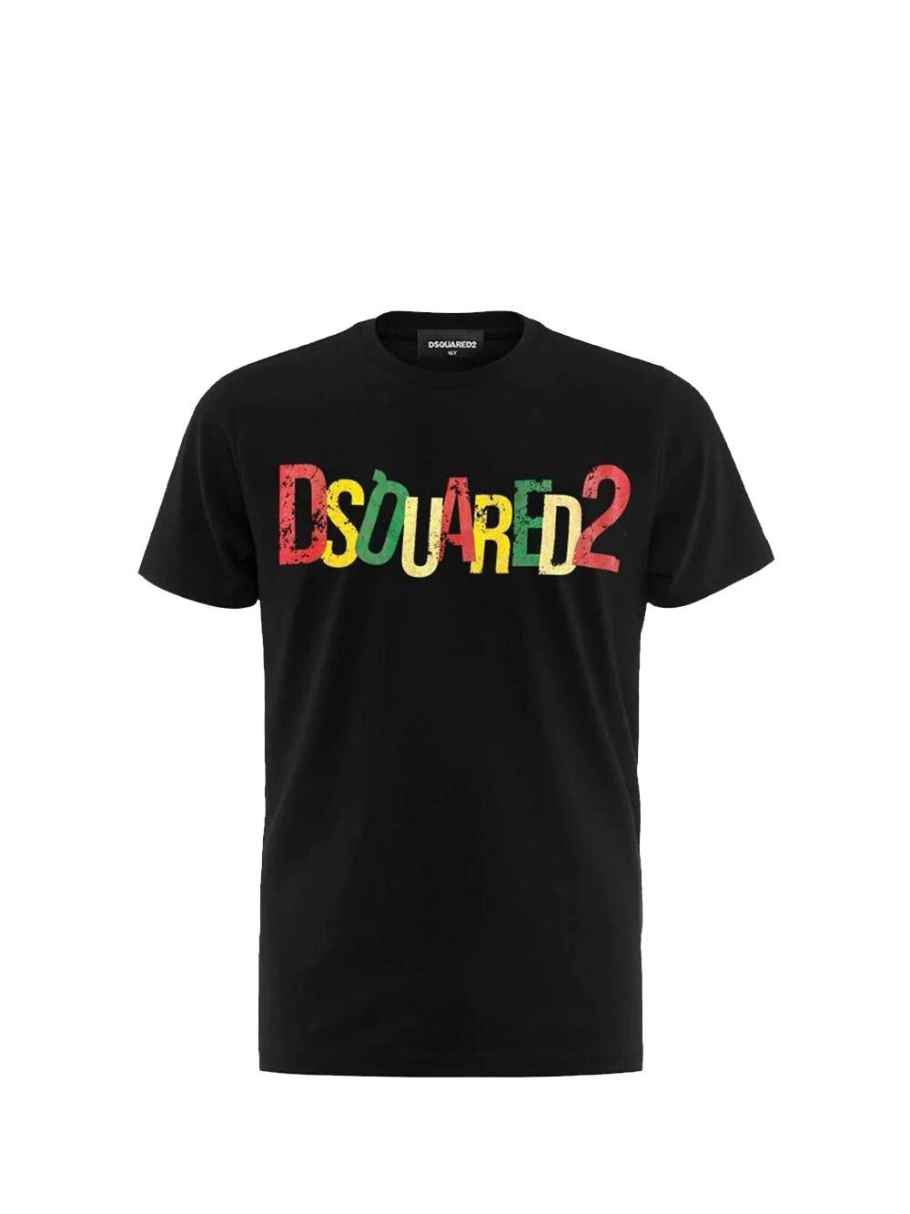 

Черная детская футболка унисекс Dsquared