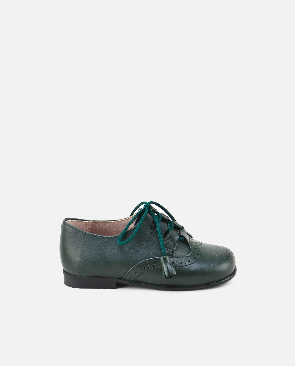 цена Классическая английская кожаная детская обувь Eli 1957, зеленый