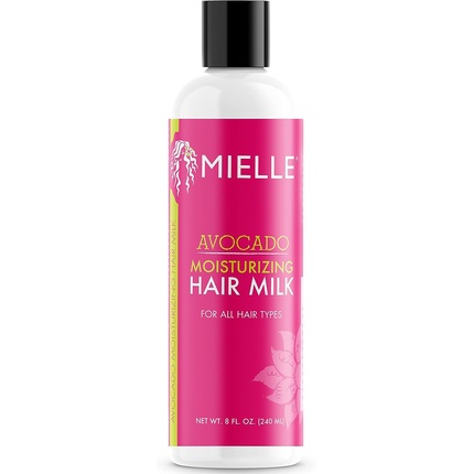 Увлажняющее молочко для волос с авокадо 240мл, Mielle Organics