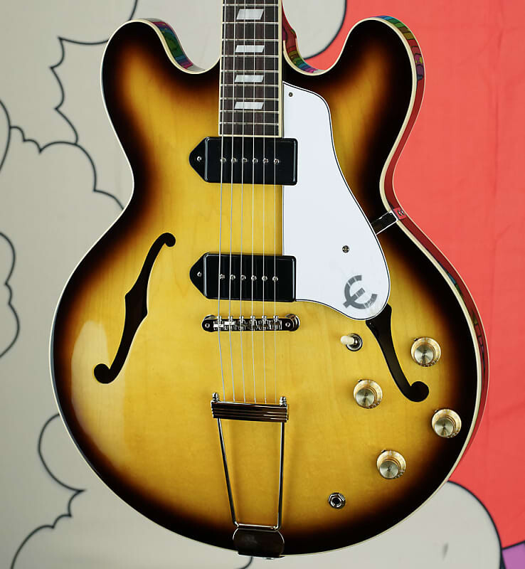 

Электрогитара Epiphone USA Casino Electric Guitar in Vintage Burst, Hardcase