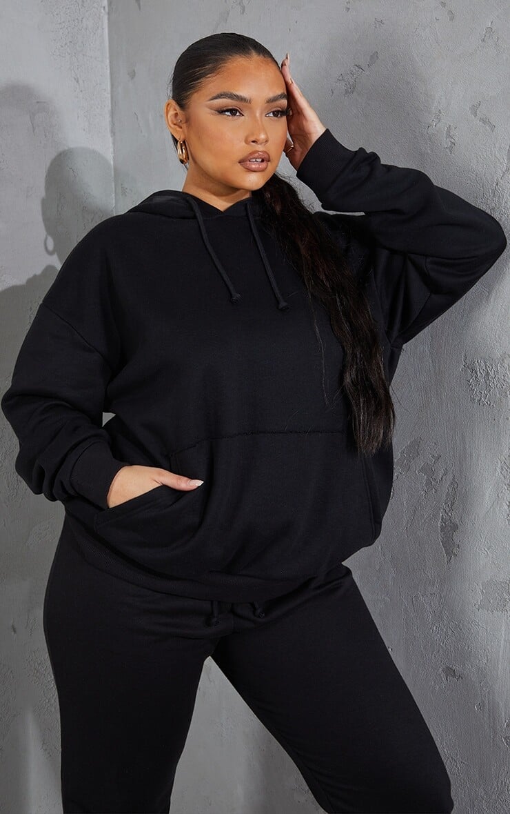 

PrettyLittleThing Синий - Объемный топ с длинными рукавами и принтом со слоганом