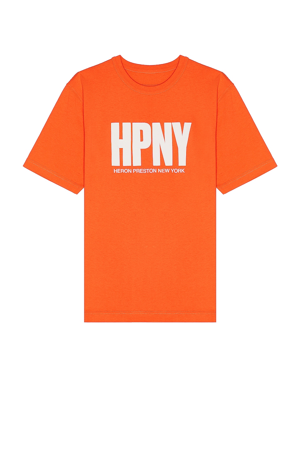 Футболка Heron Preston Hpny, оранжевый футболка heron preston hpny черный белый