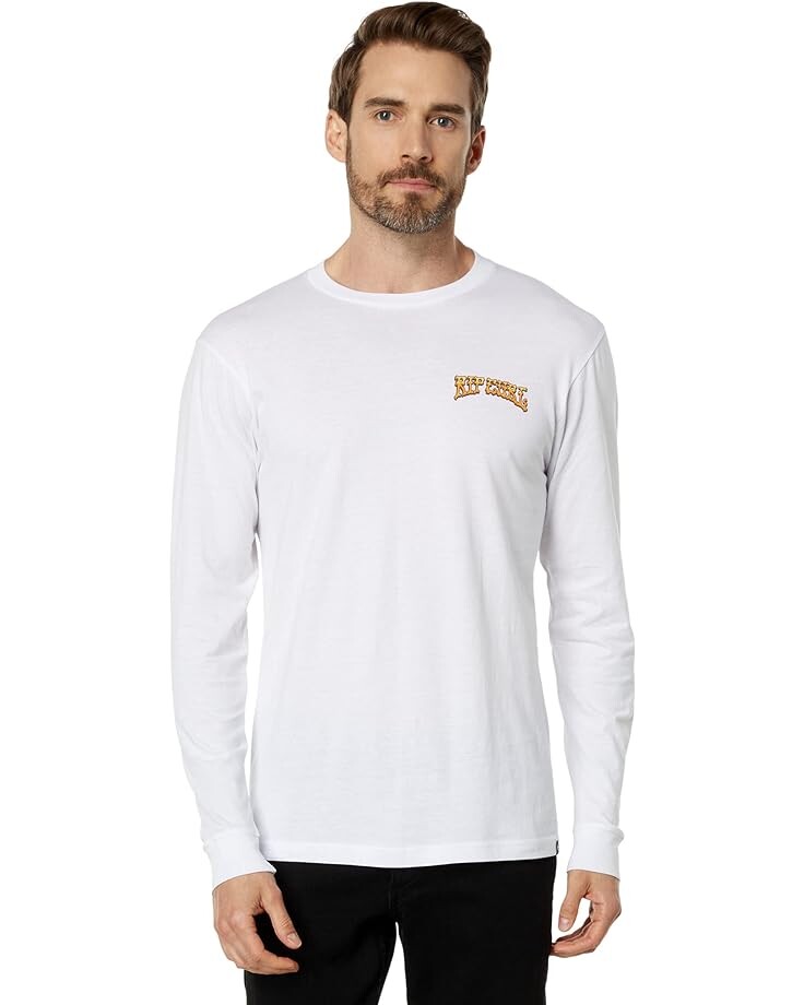 

Футболка с длинным рукавом Rip Curl Shred Till Dead Long Sleeve Tee, белый
