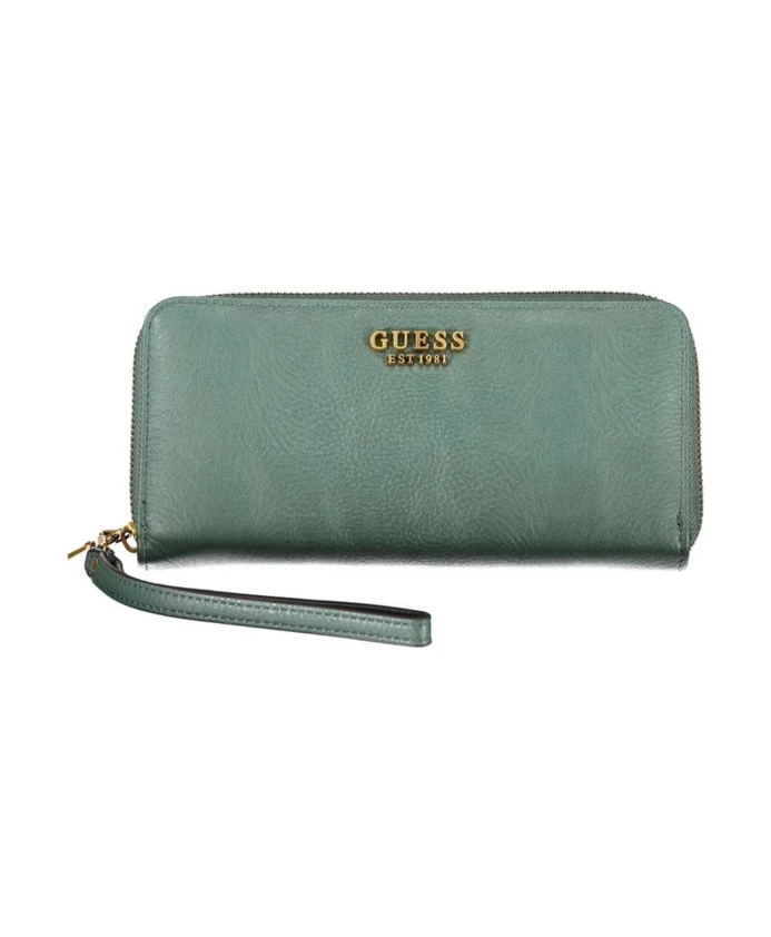 

Полиэтиленовый кошелек с несколькими отделениями Guess, зеленый